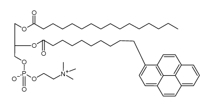 1-palmitoyl-2-pyrenedecanoylphosphatidylcholine Structure