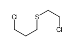 1-chloro-3-(2-chloroethylsulfanyl)propane structure