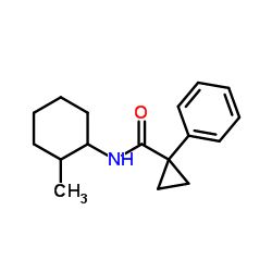 Cyclopropanecarboxamide, N-(2-methylcyclohexyl)-1-phenyl- (9CI)结构式