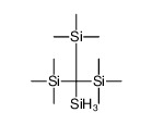 trimethyl-[silyl-bis(trimethylsilyl)methyl]silane结构式