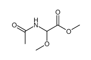 N-acetyl-α-methoxyglycine methyl ester结构式