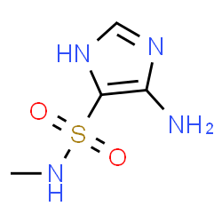 1H-Imidazole-4-sulfonamide,5-amino-N-methyl- (9CI) Structure