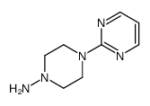 1-Piperazinamine,4-(2-pyrimidinyl)-(9CI)结构式