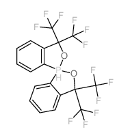 3,3,3',3'-tetrakis(trifluoromethyl)-1,1'-spirobi[2,1-benzoxaphosphol-1-ium]结构式