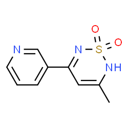 2H-1,2,6-Thiadiazine,3-methyl-5-(3-pyridyl)-,1,1-dioxide(8CI) picture