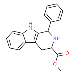 METHYL 1-PHENYL-2,3,4,9-TETRAHYDRO-1H-BETA-CARBOLINE-3-CARBOXYLATE Structure