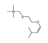 trimethyl-[2-(3-methylbut-1-enoxy)ethylsulfanylmethyl]silane Structure