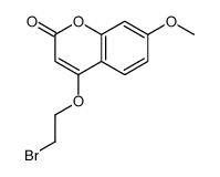 4-(2-bromoethoxy)-7-methoxychromen-2-one Structure