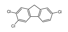 2,3,7-Trichlor-fluoren结构式