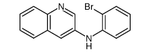 N-(2-bromophenyl)quinolin-3-amine Structure