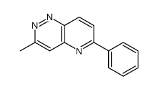 3-methyl-6-phenylpyrido[3,2-c]pyridazine结构式