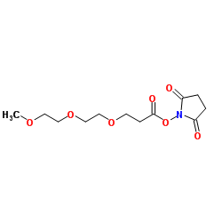 m-PEG3-NHS ester Structure