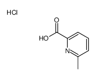 2-Pyridinecarboxylic acid, 6-Methyl-, hydrochloride结构式