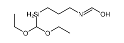 N-[3-(diethoxymethylsilyl)propyl]formamide结构式