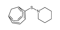 1-(7-bicyclo[4.4.1]undeca-1,3,5,7,9-pentaenylsulfanyl)piperidine结构式