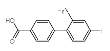 4-(2-Amino-4-fluorophenyl)benzoic acid Structure