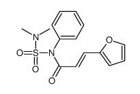 N-(dimethylsulfamoyl)-3-(furan-2-yl)-N-phenylprop-2-enamide Structure