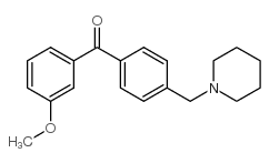 3-METHOXY-4'-PIPERIDINOMETHYL BENZOPHENONE图片