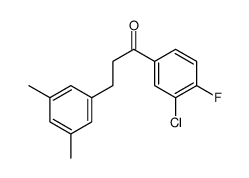 3'-CHLORO-3-(3,5-DIMETHYLPHENYL)-4'-FLUOROPROPIOPHENONE图片