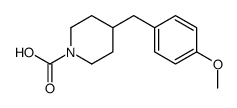 4-[(4-methoxyphenyl)methyl]piperidine-1-carboxylic acid Structure