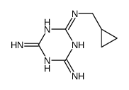 2-N-(cyclopropylmethyl)-1,3,5-triazine-2,4,6-triamine Structure