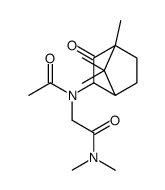 2-[acetyl-(4,7,7-trimethyl-3-oxo-2-bicyclo[2.2.1]heptanyl)amino]-N,N-dimethylacetamide Structure