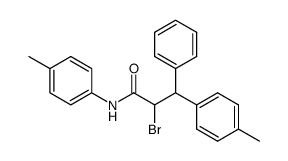 2-bromo-3-phenyl-N,3-di-p-tolylpropanamide结构式