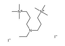 3-[ethyl-[3-(trimethylazaniumyl)propyl]amino]propyl-trimethylazanium,diiodide结构式