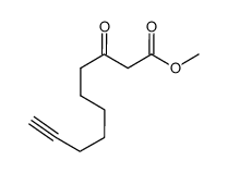 methyl 3-oxodec-9-ynoate结构式