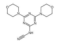 2,4-Bismorpholino-6-cyanamino-1,3,5-triazin Structure