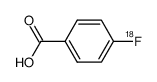 4-[18F]fluorobenzoic acid结构式