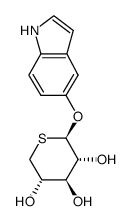 1H-indol-5-yl 5-thio-β-D-xylopyranoside Structure