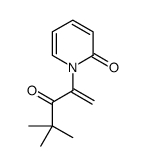 1-(4,4-dimethyl-3-oxopent-1-en-2-yl)pyridin-2-one结构式