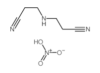 3-(2-cyanoethylamino)propanenitrile; dihydroxy-oxo-azanium picture