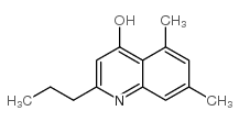 5,7-DIMETHYL-2-PROPYL-4-QUINOLINOL Structure