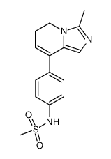 5,6-Dihydro-3-methyl-8-[4-((methylsulfonyl)amino)-phenyl]imidazo[1,5-a]pyridine Structure