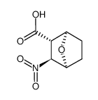 2-exo,3-endo-3-Nitro-7-oxabicyclo<2.2.1>heptane-2-carboxylic Acid Structure