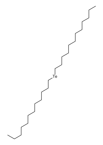 1-dodecyltellanyldodecane Structure