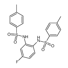 4-fluoro-1,2-di(p-toluenesulfonylamino)benzene Structure