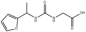 2-({[1-(furan-2-yl)ethyl]carbamoyl}amino)acetic acid Structure