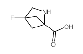 4-FLUORO-2-AZABICYCLO[2.1.1]HEXANE-1-CARBOXYLIC ACID Structure