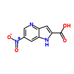 6-Nitro-4-azaindole-2-carboxylic acid Structure