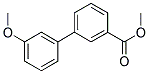 METHYL 3'-METHOXY[1,1'-BIPHENYL]-3-CARBOXYLATE结构式