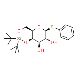 (4aR,6S,7R,8R,8aR)-2,2-di-tert-Butyl-6-(phenylthio)hexahydropyrano[3,2-d][1,3,2]dioxasiline-7,8-diol picture