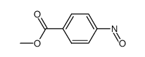 4-Nitrosobenzoic acid methyl ester Structure