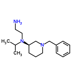 N-[(3R)-1-Benzyl-3-piperidinyl]-N-isopropyl-1,2-ethanediamine结构式