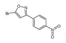 5-BROMO-3-(4-NITROPHENYL)ISOXAZOLE structure