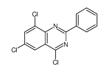 4,6,8-Trichloro-2-phenyl-quinazoline Structure