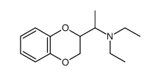 N,N-Diethyl-α-methyl-1,4-benzodioxane-2-methanamine Structure