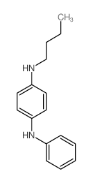 1,4-Benzenediamine,N1-butyl-N4-phenyl-结构式